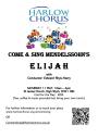 Come and Sing Mendelssohn's Elijah
